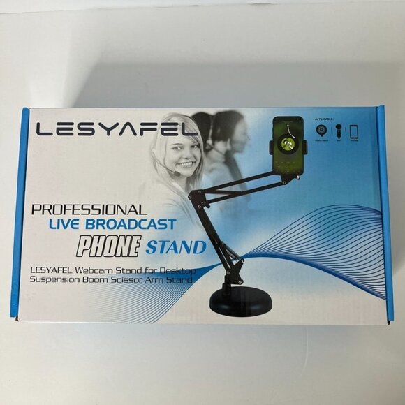 LESYAFEL cell  Stand for Desktop Suspension Boom Scissor Arm Stand with Upgrade - Picture 1 of 5